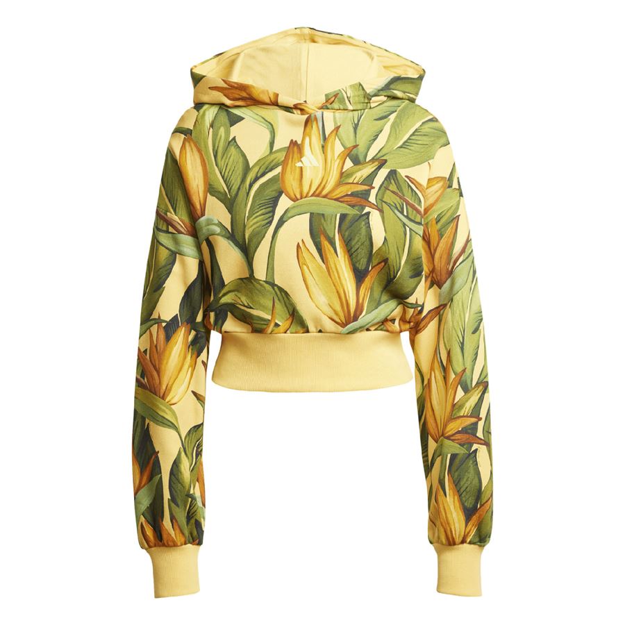 adidas x FARM felpa con cappuccio da donna Adidas | JD6282X